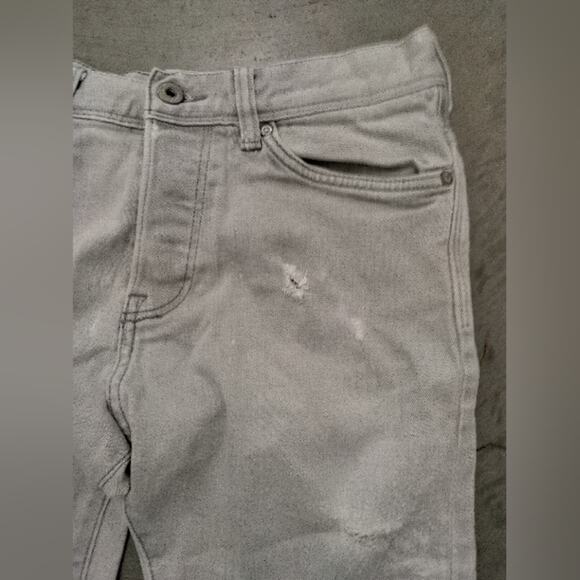 H&M &Cotton Distressed Slim Low Waist Jeans, 28/32 - Picture 1 of 13